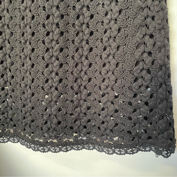 Free People Zanna Amhurst Black Crochet Dress Womens Medium - Picture 10 of 13